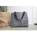 Image of RPET Felt Shoulder Bag 