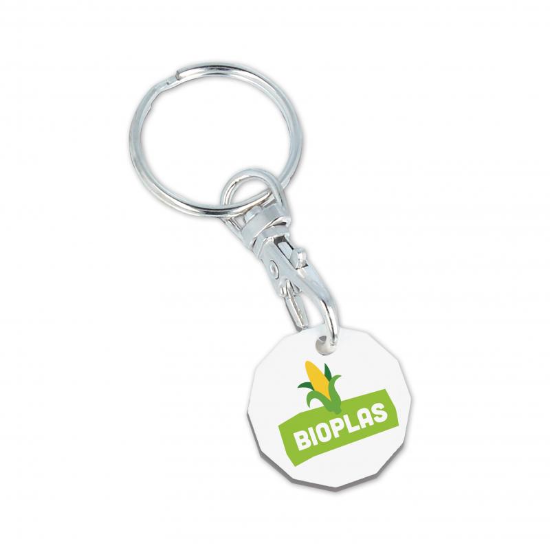 Image of Bio Plastic Trolley keyring- BRITISH MADE