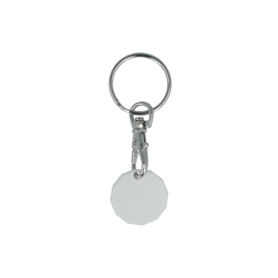 Image of Recycled trolley token keyring